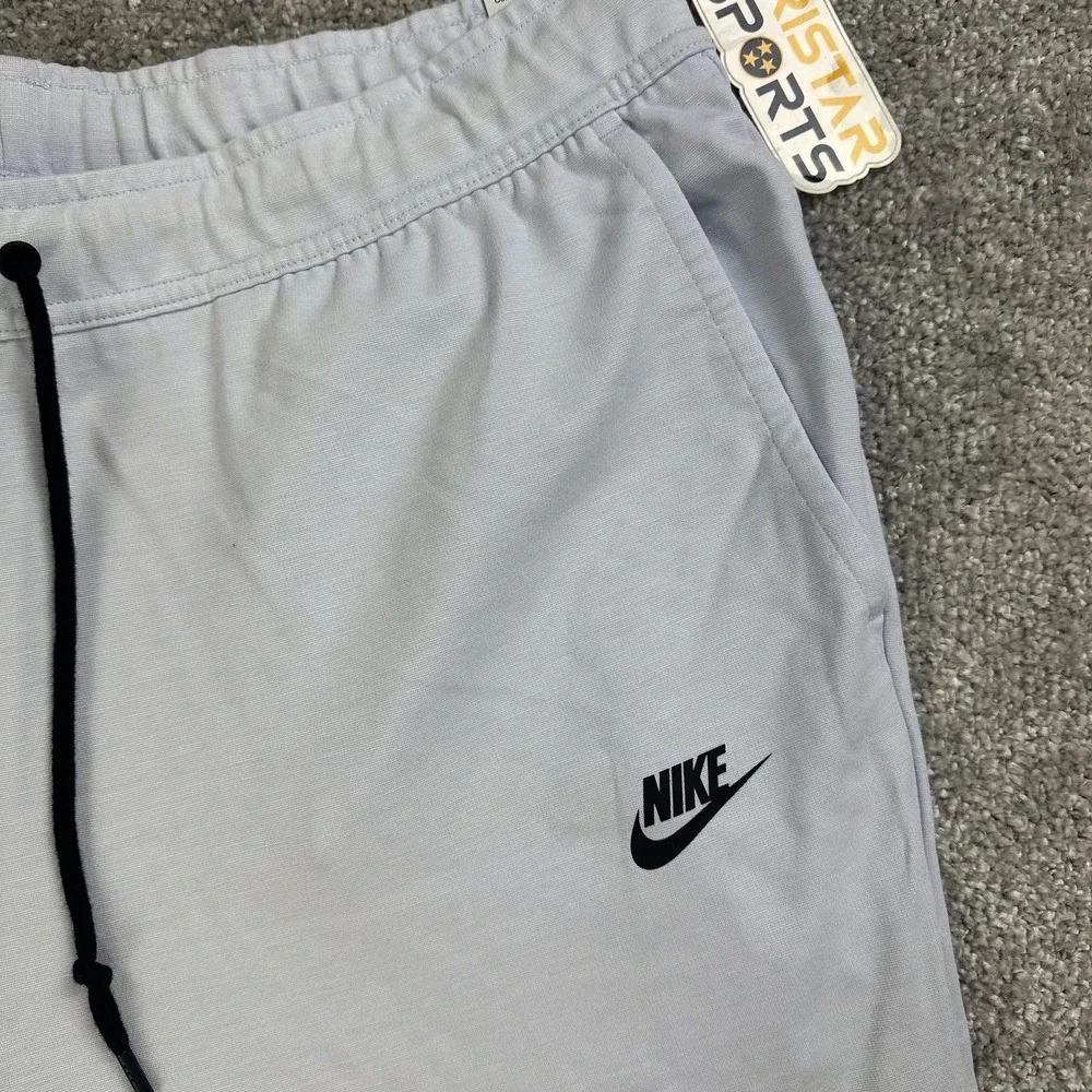 Nike Tech Knit Pants Mens XL Blue Slim Fit Taper Leg Athletic Joggers FD4503-085